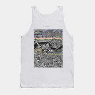 London Subway underground map Tank Top